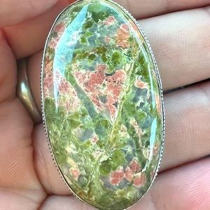 Beautiful Unakite Pendant